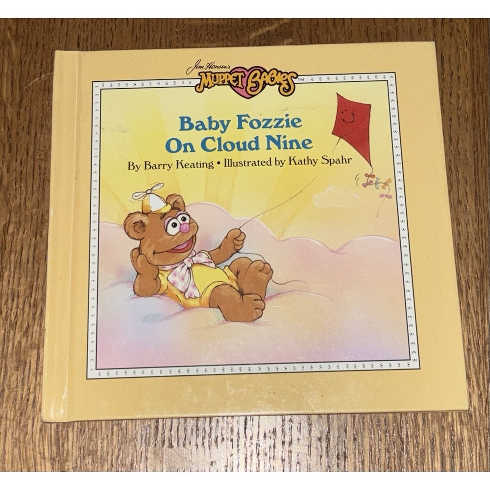 Vintage Book Muppet Babies Fozzie On Cloud Nine from 1987